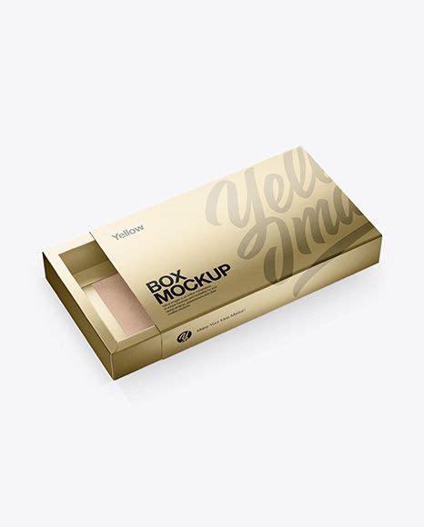 Download Free Metallic Gift Box Mockup PSD Yellowimages.com Free Object Mockups
