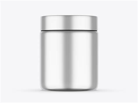 Download Free Metallic Jar Mockup TIFF PSD Generator