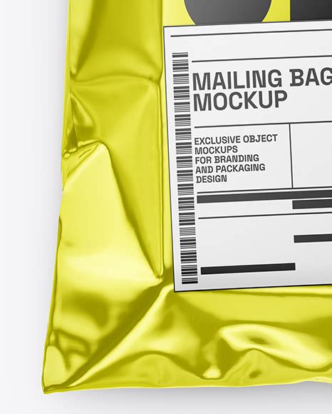 Download Free Metallic Mailing Bag Mockup PSD PSD Yellowimages PSD Files