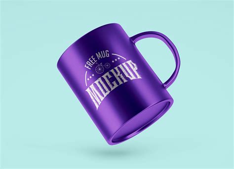 Download Free Metallic Mug Mockup PSD Placeit PSD Files