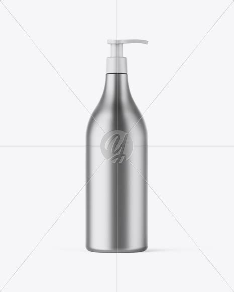 Download Free Metallic Shampoo Bottle Mockup PSD Generator