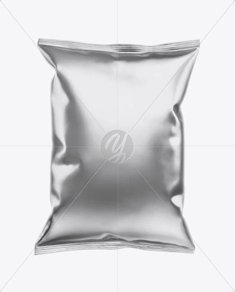 Download Free Metallic Snack Package Mockup PSD Object Mockups Free PSD Mockups