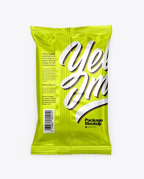 Download Free Metallic Snack Package Mockup PSD PSD Yellowimages PSD Files