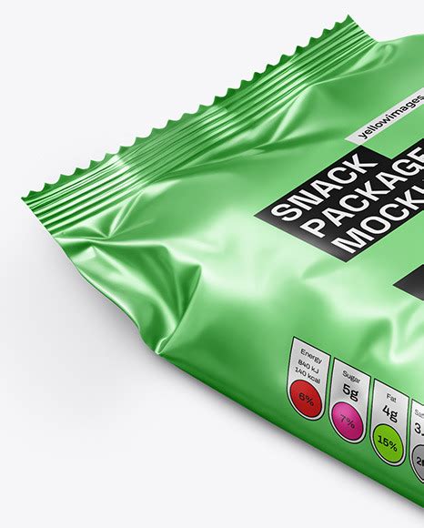 Download Free Metallic Snack Package Mockup PSD TIFF Files PSD Files