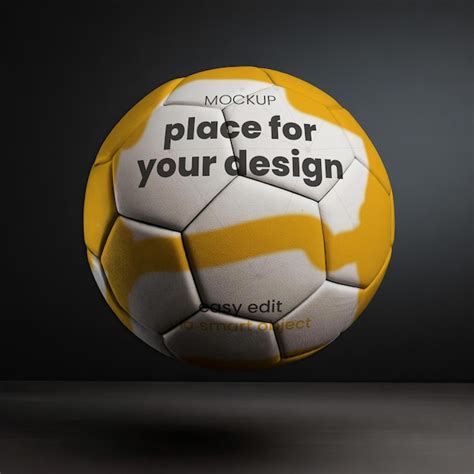 Download Free Metallic Soccer Ball Mockup PSD PSD Yellowimages PSD Files