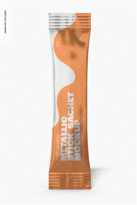 Download Free Metallic Stick Sachet Mockup PSD Placeit PSD Files