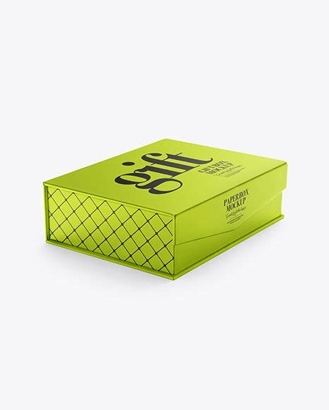 Download Free Metallized Paper Box Mockup PSD for Branding