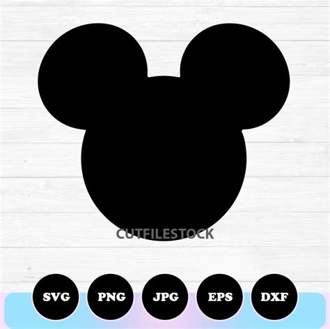 35+ Free Mickey Mouse Silhoutte SVG,Mickey mouse outline silhouette svg