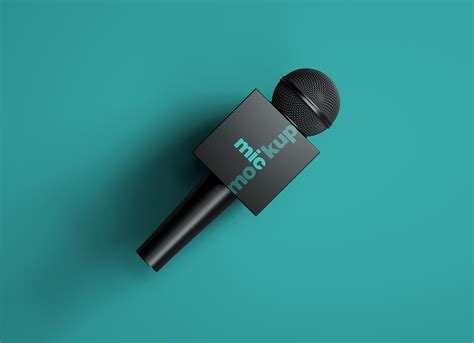 Download Free Microphone Mockup PSD Generator