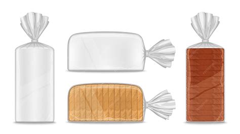 Download Free Middle Plastic Bag With Clip For Bread PSD Generator PSD Files