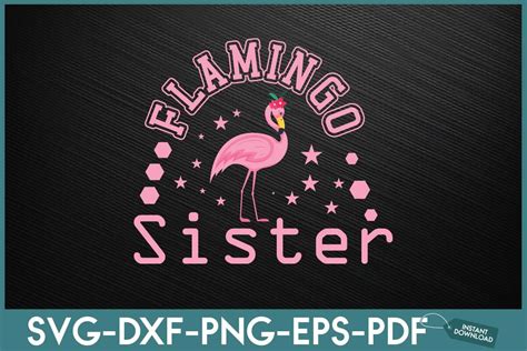Download Free Middle Sister Flamingo DXF Files