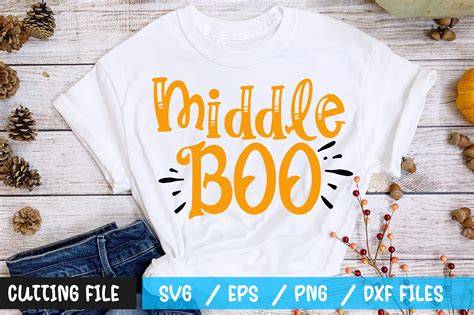 Download Free Middle boo svg For Crafts