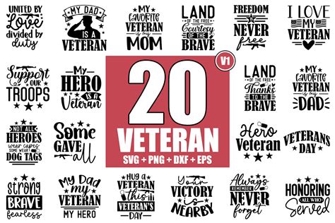 Download Free Military Veteran Bundle Files For Crafts