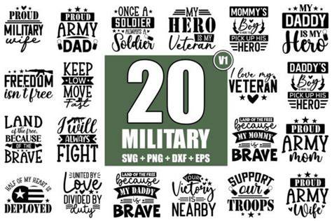 Download Free Military Word Bundle For Crafts