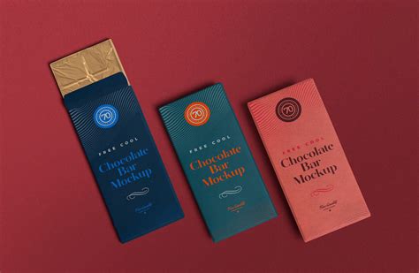 Download Free Milk Chocolate Bar Packaging Mockup PSD Generator PSD Files