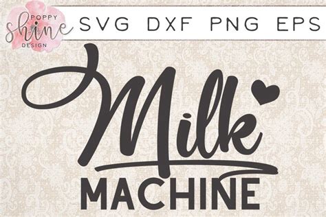 Download Free Milk Machine SVG PNG EPS DXF Cutting Files Printable