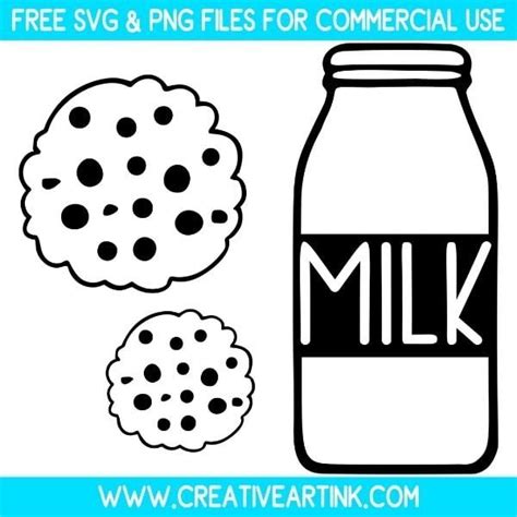 Download Free Milk and Cookies Sign SVG Files DXF Files