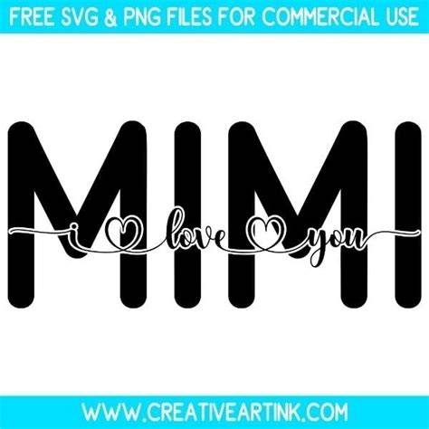 Download Free Mimi SVG Cut Files
