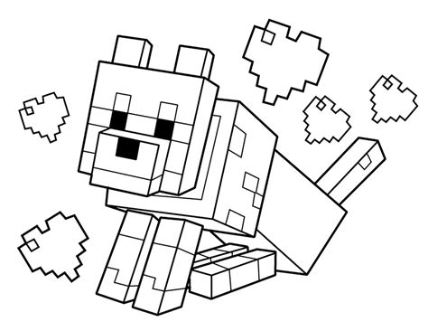 Free Minecraft Printable Coloring Pages