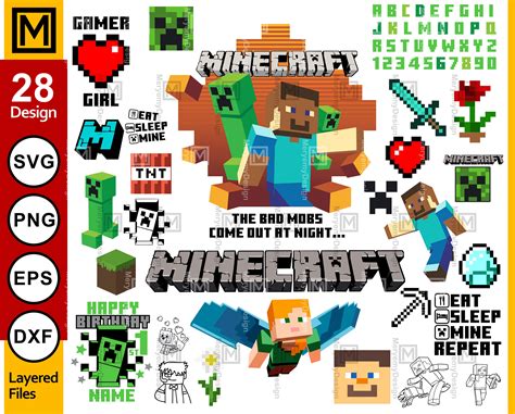 Download Free Minecraft SVG Easy Edite