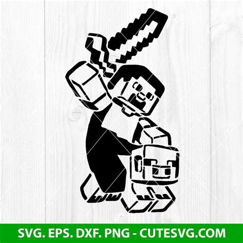 Download Free Minecraft SVG Files DXF Files