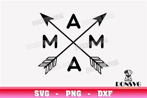 Download Free Mini / Mama Arrows SVG Cut Files Commercial Use For Crafts