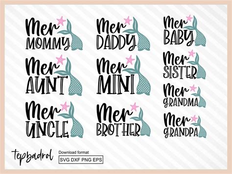 Download Free Mini Mermaid Files Free PSD Mockups
