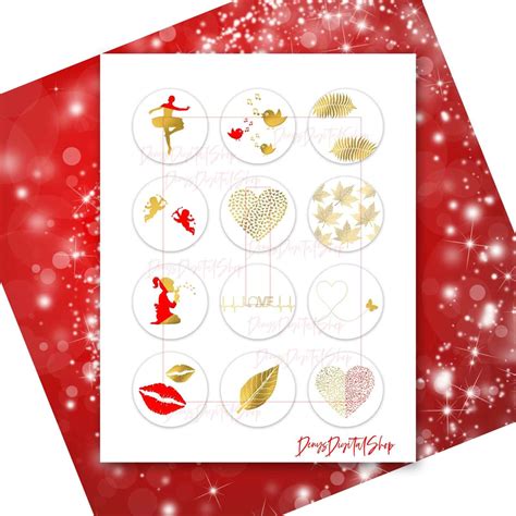 Download Free Minimalist Digital Collage Sheet,Red Images Files