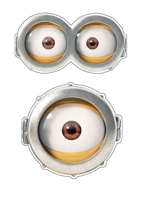 Free Minion Eyes Printable