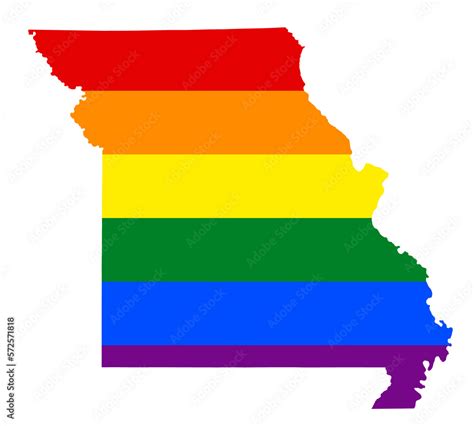 Download Free Missouri State-Map Rainbow-LGBT Pride Images