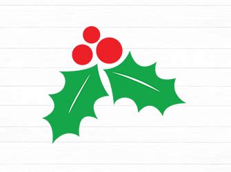 Download Free Mistletoe - SVG File, DXF File Cricut SVG