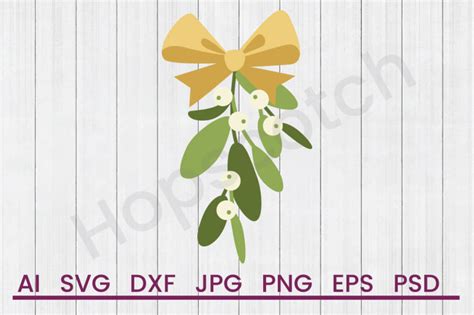 Download Free Mistletoe - SVG File, DXF File Images