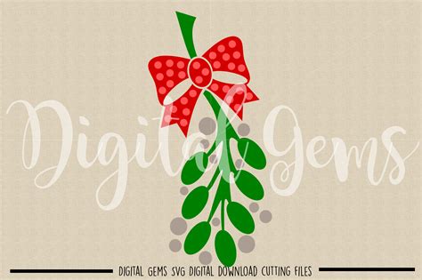 Download Free Mistletoe SVG / DXF / EPS / PNG Files Commercial Use DXF Files