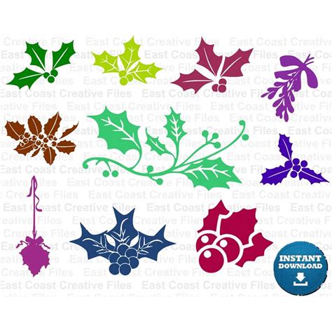 Download Free Mistletoe SVG / DXF / EPS / PNG Files Images