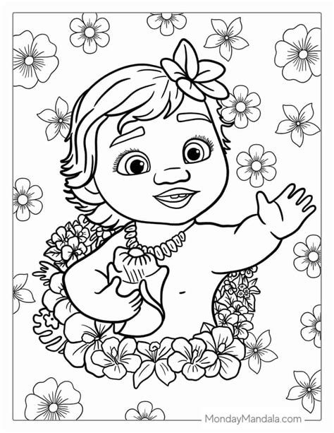 Free Moana Coloring Pages