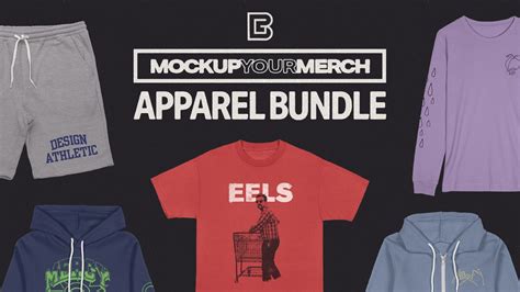 Download Free Mockup Your Merch Apparel Bundle PSD Templates Object Mockups PSD Files