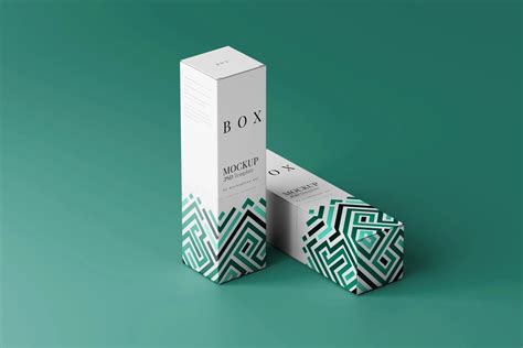 Download Box With Can Mockup