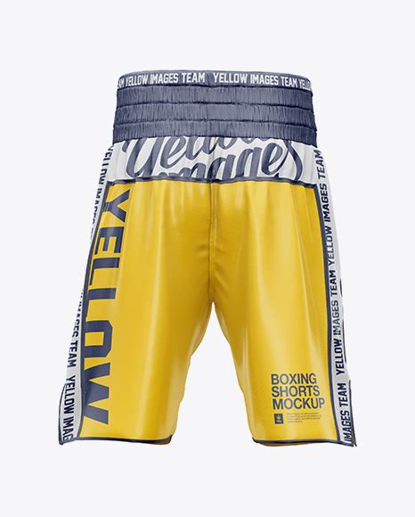Download Boxing Shorts Mockup - Back View