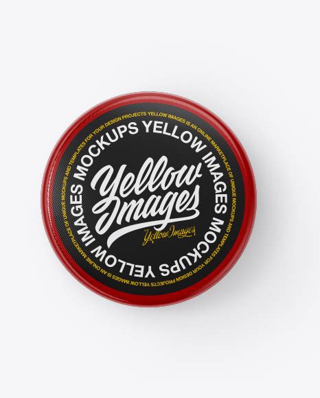 Download Cheese Wheel Mockup - Top View