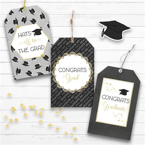 Free Graduation Tags #DONE party favor gift bag graduate graduation cap
bla