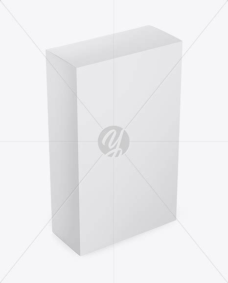Download Matte Paper Box - Half Side View