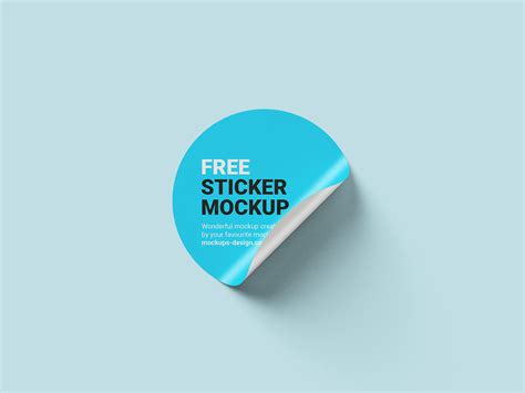 Download Matte Sticker Mockup