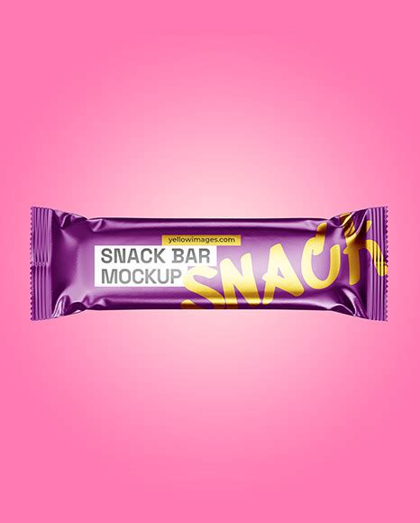 Download Metallic Snack Bar Mockup