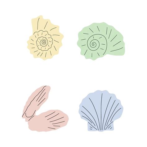 Free Seashell & Starfish Monograms - SVG, DXF, EPS Cut Files