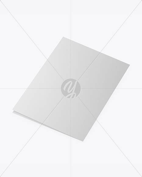 Download Textured Brochure Mockup - Back Side View