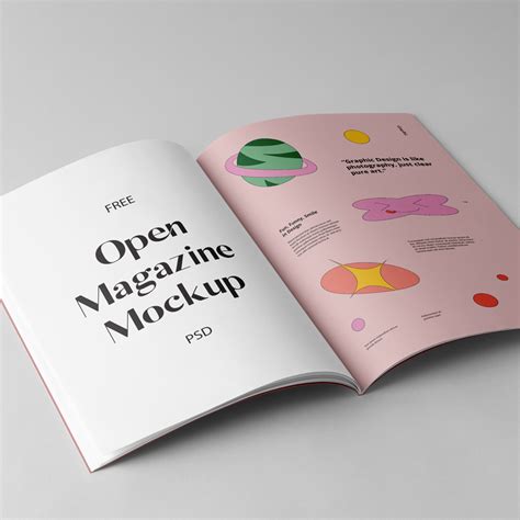 Download Textured Magazine Mockup