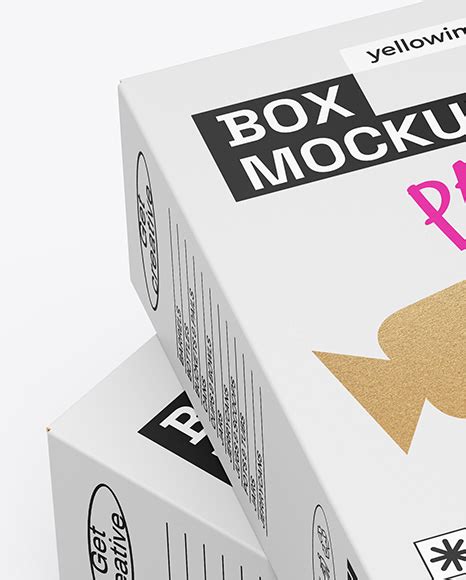 Download Two Paper Boxes Mockup