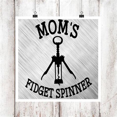 Download Free Mom's Fidget Spinner SVG/DXF/EPS File Crafts
