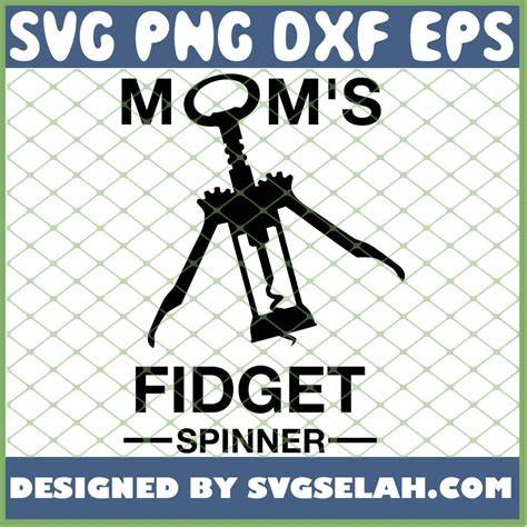 Download Free Mom's Fidget Spinner SVG/DXF/EPS File for Cricut Machine