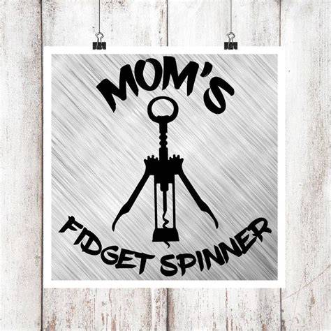 Download Free Mom's Fidget Spinner V2 SVG/DXF/EPS File For Crafts